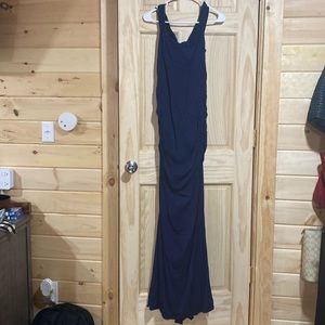 Nicole miller size 12 navy dress